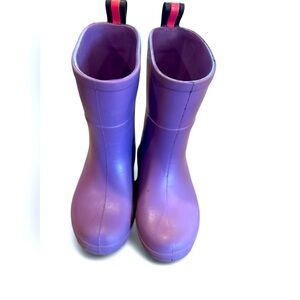 Totes purple rain boots toddler size 7-8